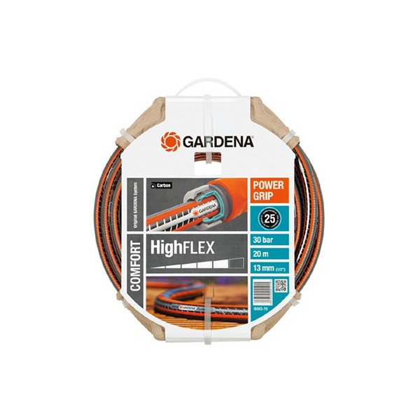 Gardena 20m Comfort HighFLEX Hose with Power Grip