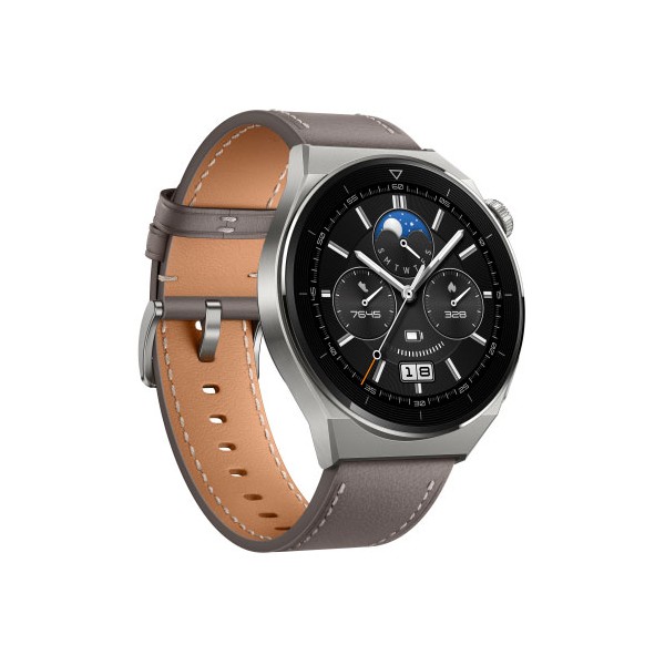 Huawei Watch GT 3 Pro 46mm Gray Leather Strap